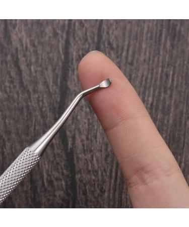 Stainless Steel Double Head Nail Cleaning Tool for Manicure & Pedicure - Onychomycosis Pedicure Kit - Buy Online on GoSupps.com