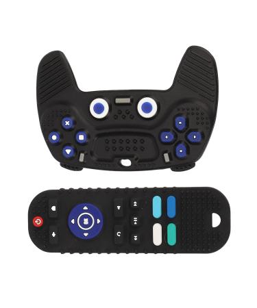 Remote-Controlled Silicone Bite Toys for Babies - BPA-Free Educational & Sensory Play: Colorful Gum Massage Fun (Blue Cyan) - Buy Online on GoSupps.com