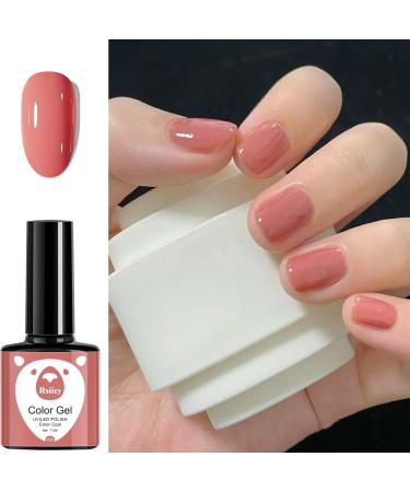 Nude Gel Nail Polish Set Nude Pink Nail Varnish Sets Spring Autumn Natural Pastel French Manicure UV/LED Nail Lamp Soak off Nail Art Manicure Gel Nail Polish Kit for Salon DIY at Home - Buy Online on GoSupps.com