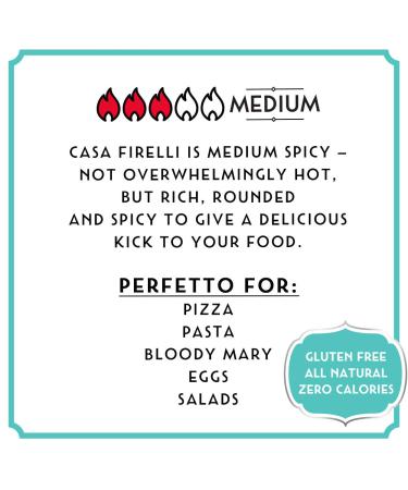 FIRELLI Italian Hot Sauce - 5oz Bottle (Pack of 2) - Perfect Kick for Pizza, Ramen, Eggs - Gluten Free, Keto, All Natural - Made in Italy with Calabrian Chili Peppers - Buy Online on GoSupps.com