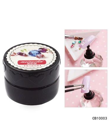 Nail Art Rhinestone Glue Gel Adhesive 8ml - Clear Diamond Polish for Gem Jewelry Decoration - UV Light Cure Needed - ICEBLUEOR - Buy Online on GoSupps.com