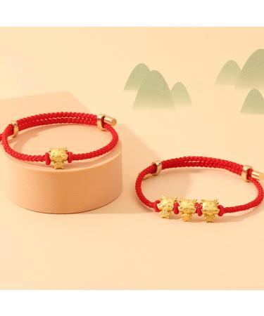 Shop OralGos Wholesale Dragon Year Bracelet - Delicate Handcrafted Accessories Lightweight Cotton Rope  - Buy Online on GoSupps.com