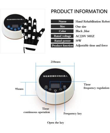 ZZBB Finger Orthotics Hand Rehabilitation Training Stroke Hemiplegia Patients Tendons Exercise with Single Finger Training and Timing Functions Left M - Buy Online on GoSupps.com