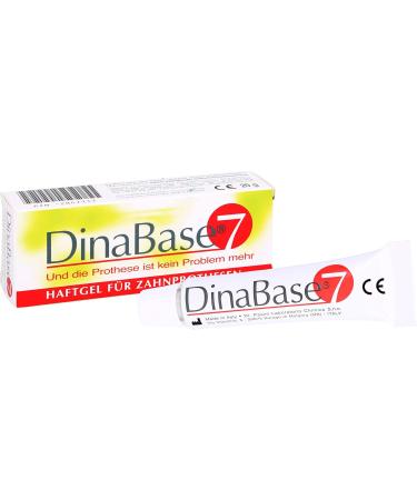 Dinabase 7 Detention Gel for Dentures - Long-lasting Adhesive for Secure Fit International Shipping Available - Buy Online on GoSupps.com