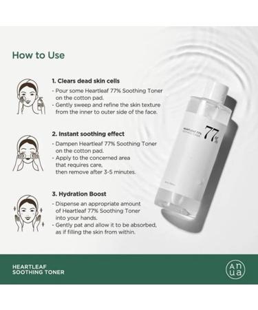 Heartleaf Soothing Skincare Set - Toner Ampoule & Cleansing Foam | Korean Beauty (3 Pieces) - Buy Online on GoSupps.com