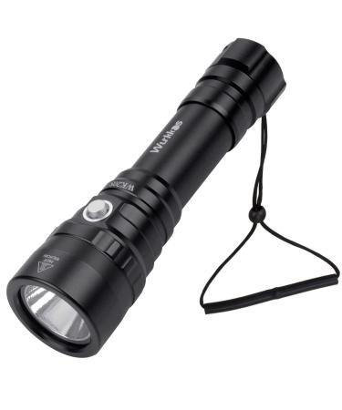Wurkkos Scuba Diving Flashlight, Max 2000Lumen 4 Brightness, Rechargeable Dive Torch with SST40 LED, IPX8 Waterproof 150M Underwater LED Flashlight Submersible Cave Snorkel(5000K) 5000K White