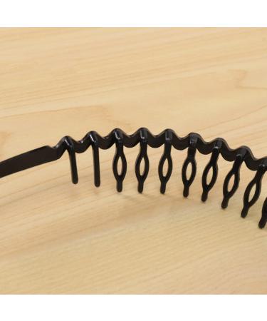 TAVIS TAVIS(R) Plastic Teeth Comb Hairband Hair Hoop Headband Black for Woman - Buy Online on GoSupps.com
