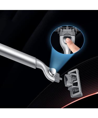 Eco-Friendly Men's Razor & Replacement Blades | Reusable Metal Razor Gift - Buy Online on GoSupps.com