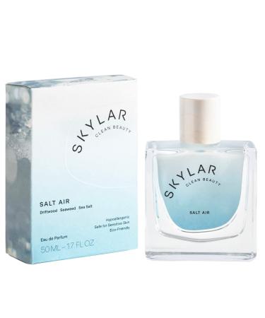 Skylar Salt Air Eau de Parfum - Hypoallergenic & Clean Perfume for Women & Men Vegan & Safe for Sensitive Skin - Fresh Perfume with Notes of Driftwood Sea Salt & Seaweed - 50mL /1.7 Fl oz