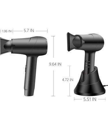 Cordless Hairdryer Rechargeable Wireless Hair Dryer w/Charging Base Hot & Cold Air Blow Dryer for Blowing Hair/Painting Drying/Pet Care - Buy Online on GoSupps.com