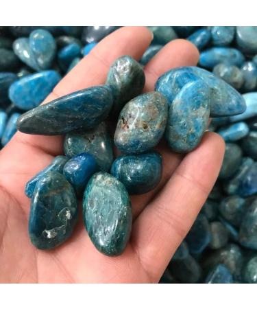 100g Rough Natural Crystal Quartz Gravel Stone Polished raw Blue Apatite Quartz Tumbled Gemstone for Ornaments Gifts Natural Stones and Minerals - Buy Online on GoSupps.com