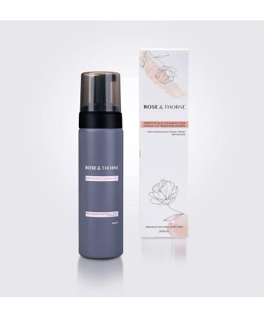 Buy 100% Natural Rose Foaming Cleanser - Gentle Paraben-Free Facial Wash for Sensitive Skin | 200ml - Buy Online on GoSupps.com