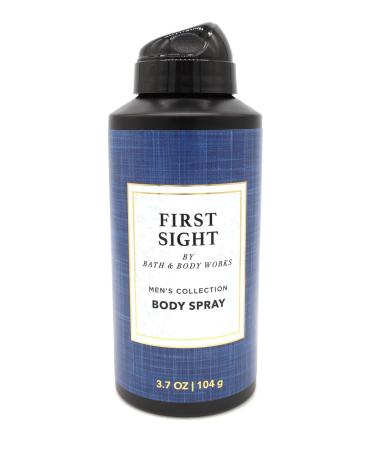 Bath and Body Works Men's Collection Body Spray Cologne Mist FIRST SIGHT 3.7 oz 4 Ounce (Pack of 1)