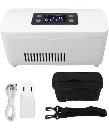 Insulin Cooler Refrigerated Box Insulin Freezer Car Refrigerator Small Vehicle Cooler Fridge Automobile Insulin Refrigerated Box Refrigerator Cooler Car Fridge Beverage (Black US White US Plug 100 to 240V - Buy Online on GoSupps.com