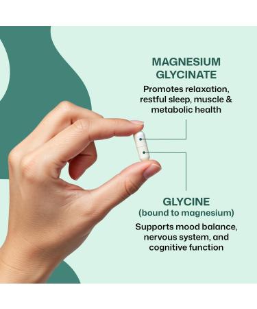 ColonBroom Pure Magnesium Glycinate Capsules | Supplement for Sleep Heart & Muscle Support | Non-GMO Gluten Free Vegan & Sugar-Free | 1 Month Supply (90 Capsules) 90 Count (Pack of 1) - Buy Online on GoSupps.com
