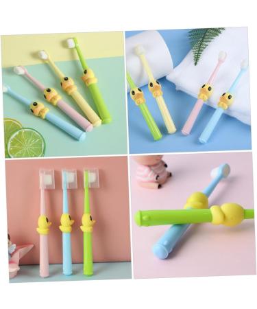 Beaupretty 4pcs Cartoon Nano Toothbrush Set - Portable Child & Teen Travel Toothbrushes with Soft Bristles for Effective Cleaning - Buy Online on GoSupps.com