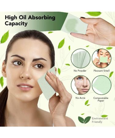400 Facial Blotting Paper Sheets - Oil Absorbing Travel Makeup Accessories for Men & Women - 4 Color Options - Buy Online on GoSupps.com