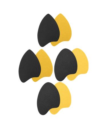 FOMIYES 4 Pairs Anti-Slip Stickers for Soles Non- Metatarsal Cushions Tableware Sucker Rubber Sole Stickers Black Heels Rubber Sole Grips Adhesive Supplies Sports Shoes