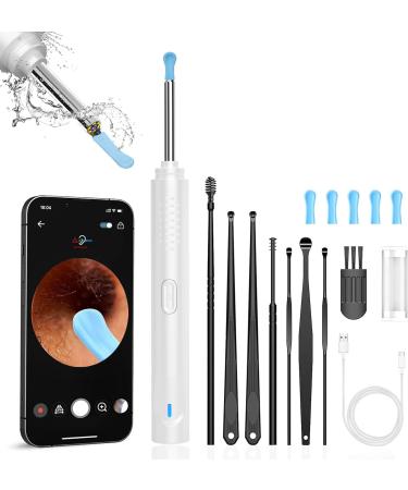 Baddie NE3 Ear Cleaner Otoscope Ear Wax Removal Tool with Camera and LED Light Wireless Ear Endoscope Ear Cleaning Kit (White)