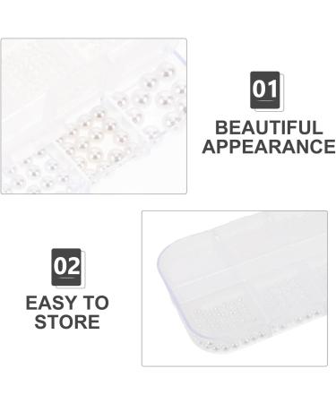  CIYODO 2 Boxes Nail Art Pearls Nail Art Charms Manicure Beads Beige - Buy Online on GoSupps.com