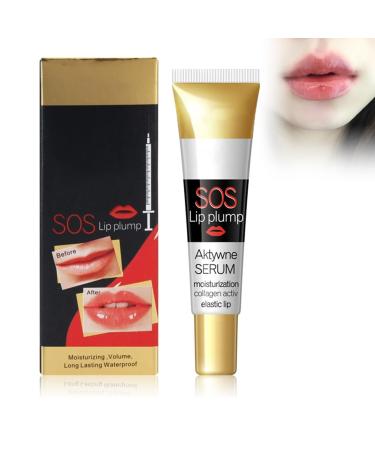 Lip Plumper Gloss Volumizing Lip Serum lip gloss Lip Enhancer and Lip Care Serum moisturizes and reduces wrinkles leaves the lips fuller and moisturizing 5 ml lip mask 12