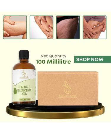 Cellulite Reduction Oil | Natural Firming & Toning Essential Oil for Men & Women | Improve Skin Texture & Elasticity | Anti-Cellulite Massage Oil - 100ml - Buy Online on GoSupps.com