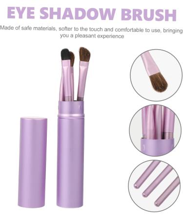 Angoily 5 Pcs Horsehair Eyeshadow Brush Women s Suits Eye Blending Brush Makeup Eyeshadow Tool Gel Travel - Buy Online on GoSupps.com