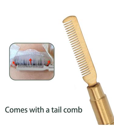 Premium Stainless Steel Eyelash Separator Tool | Double-Headed Lash Comb for Salon Quality Makeup | Comfortable Grip | B5 04 - Buy Online on GoSupps.com