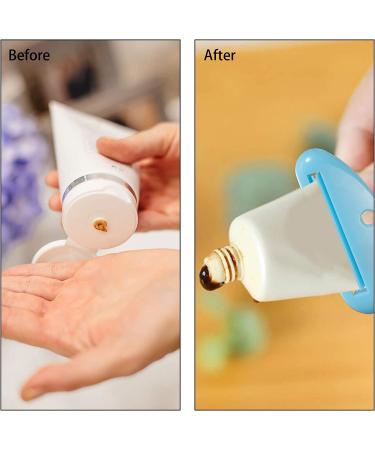 Kiniza 8 Pcs Toothpaste Tube Squeezer Dispenser | Tube Squeezer Holder for Toothpaste & More | Random Colors - Buy Online on GoSupps.com
