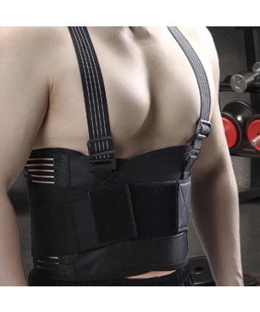 Work Back Brace | Elastic Lumbar Support Belt | Lumbar Support Pad Posture Corrector Protector Breathable For Men & Women Heavy Lifting Safety Lifting At Work Xl - Buy Online on GoSupps.com