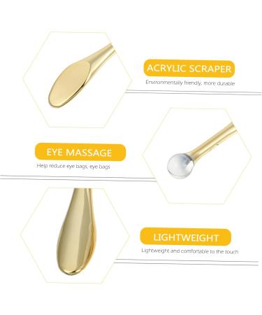 FRCOLOR 12 Pi ces De Masque Rouleau De Massage Outils De Beaut Mini Outils Cr me Pour Les Yeux Outil De Massage Du Visage Applicateur De Cr me Pour Les Yeux B tons De Masque 7.7X1.4X0.6CMx2pcs Dor x2pcs - Buy Online on GoSupps.com