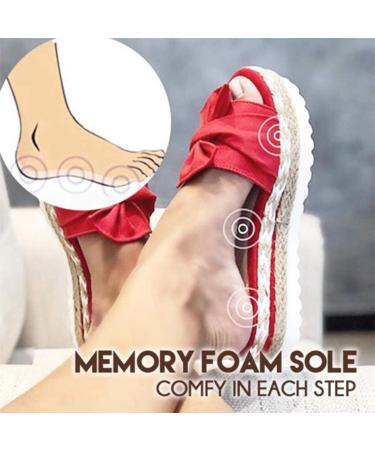 Buy Women's Bow Sandals - Comfortable Platform Slippers for Summer Casual & Beach (6 Khaki 3 GEEL 40 EU) - Buy Online on GoSupps.com