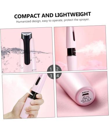 Mikinona Face Steamer Nanometer Sprayer Nano Mist Sprayer Hot Facial Mister Face Mister Moisturizing Mister Facial Sprayer Beauty Care Mister Nano Steamer Miss Abs Cosmetic Pink Humidifier - Buy Online on GoSupps.com