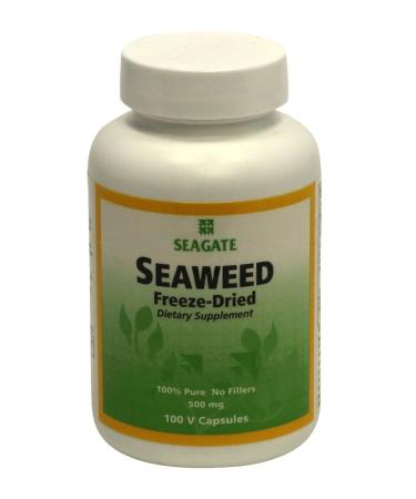 Seagate Products Freeze-Dried Seaweed 500 mg 100 Capsules (pack of 1) - Buy Online on GoSupps.com