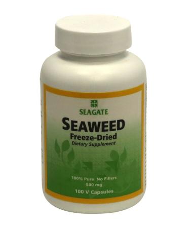 Seagate Products Freeze-Dried Seaweed 500 mg 100 Capsules (pack of 1)