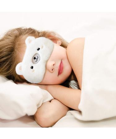 Buy H Homewins Plush & Silk Sleep Mask - Ultra-Light Eye-Blocking Party Mask for Women (Polar Bear) - International Shipping Available - Buy Online on GoSupps.com