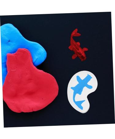 NUOBESTY 2pcs Koi Mold Silicone Molds Cookie Stencils Carp Resin Ornament Making Mold Crystal Epoxy Goldfish As Shown 7X4.5cm - Buy Online on GoSupps.com