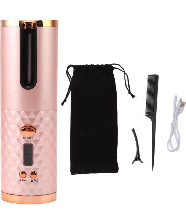 Automatic Cordless Curling Iron - USB Fast Heating & Digital Display Professional Hair Curler for Effortless Styling - Buy Online on GoSupps.com