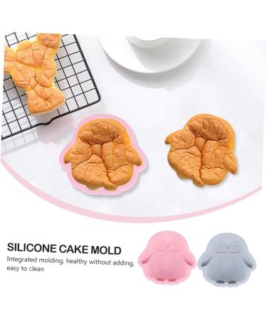 OUNONA 4 Pcs Silicone Mold Penguin Silicone Mould Non-Stick Baking Molds Silicone Dessert Mold Muffin Trays Silicone Fondant Roasting Pan Cake Mold Fondant Mold Cartoon Child Silica Gel Assorted Color 2x2pcs 12.2X11.5X3.3CMx2pcs - Buy Online on GoSupps.com