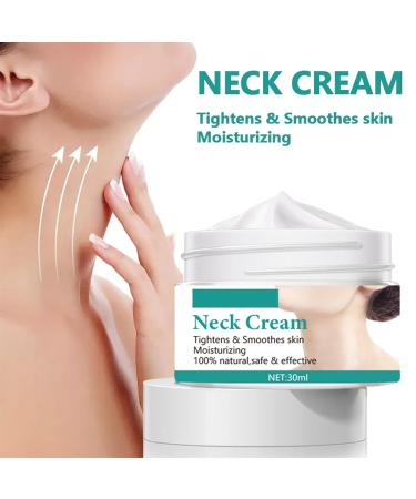 Firming & Tightening Neck Cream - Anti-Aging Moisturizer for Wrinkles & Fine Lines | Organic Aloe Vera Coconut Oil & Retinol - All Skin Types - Buy Online on GoSupps.com