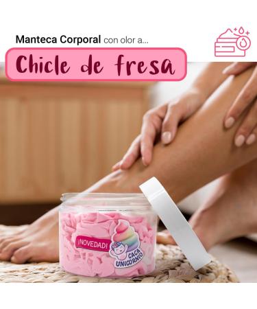 The Fruit Company Strawberry Chewing Gum Body Butter 300ml Super Moisturizing Body Cream Vegan Formula - Buy Online on GoSupps.com