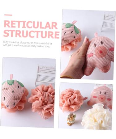 FOMIYES 6 Pcs Cartoon Bath Balls - Colorful Shower Sponges for Women | Soft Body Wash Scrubber & Loofah - Ideal Bath Accessories for Spa-Like Experience - Buy Online on GoSupps.com