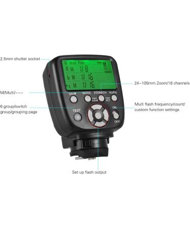 YONGNUO YN560-TX II Flash Trigger Remote Controller for Nikon Cameras | With Wake-up Function for YN560IV/III YN660 | Compatible with Nikon Cameras - Buy Online on GoSupps.com