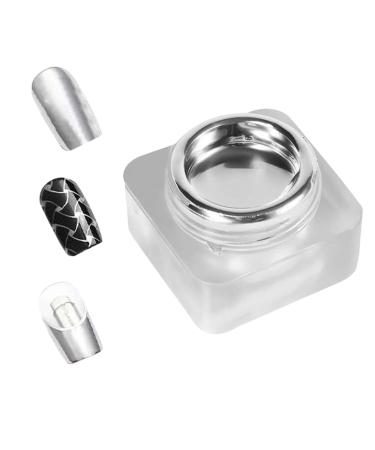 Metallic Paint Gel - Glue Gel for Manicures | Artistic Painting Decoration on UV/LED Mirror for Home Manicures Beginners Creative Design