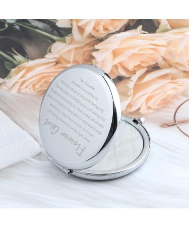 Zuo Bao Flower Girl Compact Mirror - Wedding Party Gift for Flower Girl - Buy Online on GoSupps.com