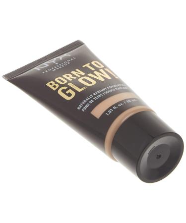 NYX Born To Glow Radiant Foundation - Medium Coverage, Vanilla 1.01 Fl Oz - Buy Online on GoSupps.com