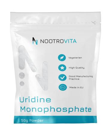 UAB Involutus Uridine Monophosphate 50 g pure urridine monophosphate for memory learning and cognitive function hypoallergenic glutenfree Nootrovita