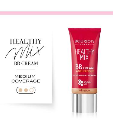 Bourjois Healthy Mix BB Cream 02 Medium 30ml - 1.5 Fl Oz | Single Pack - Buy Online on GoSupps.com