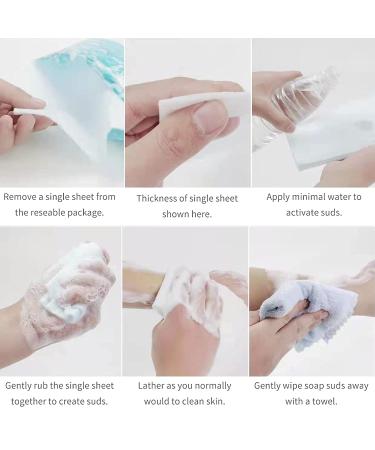 HYGIENJOY Rinse-Free Bath Sponges (25-Count) - Extra Thick No Residue Body Wipes for Adults, Elderly, Injured, Bedridden, Campers, and Hikers - Buy Online on GoSupps.com