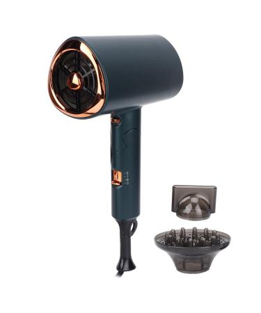 Natudeco Smart Hair Dryer Foldable Hair Dryer Hair Dryer Low Noise Fast Hair Care Convenient with Nozzle Diffuser Home Travel Bathroom(110V American Standard)